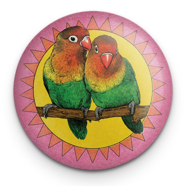 Lovebirds Pocket Mirror - Sold Individually
