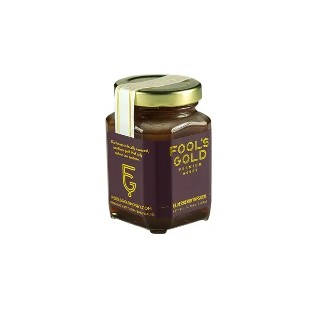 5.75oz Elderberry Infused Honey
