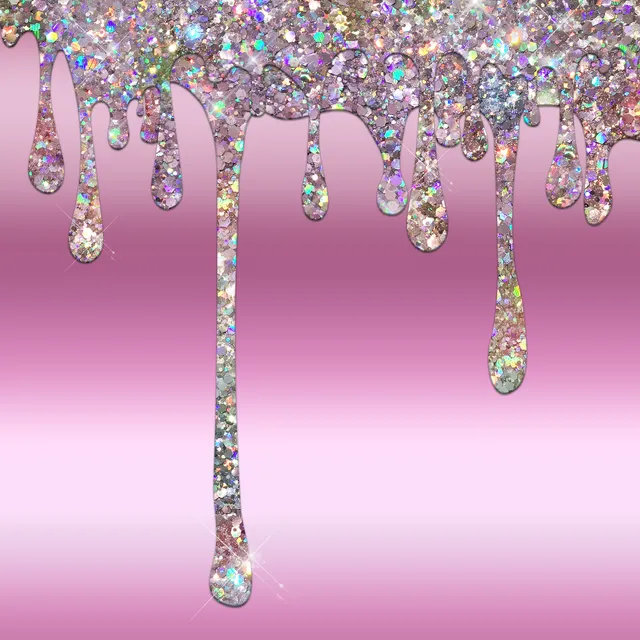 20 oz Stainless Steel Tumbler - Pink Glitter Drop