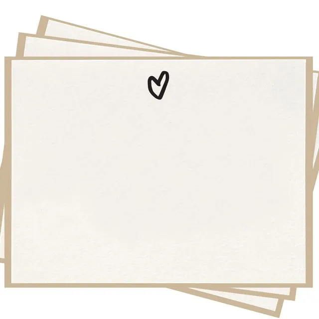 Heart Flat Notes (Boxed Set of 8)