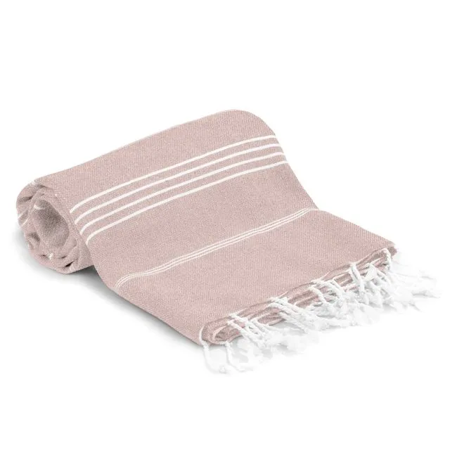Signature Turkish Bath Beach Towels 100% Cotton Beige