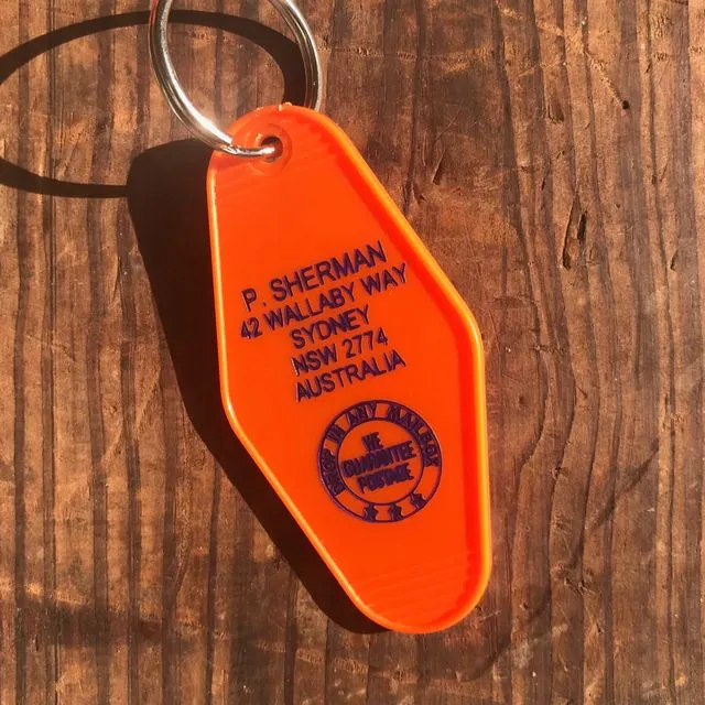 Motel Key Fob, P. Sherman (Finding Nemo)