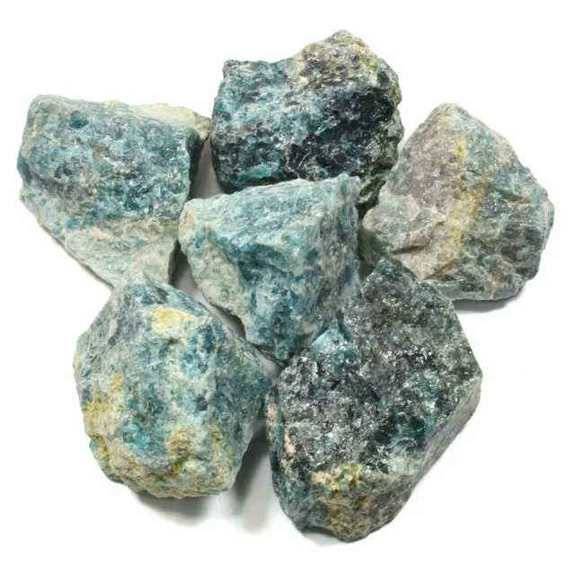 Blue Apatite Rough Healing Crystal