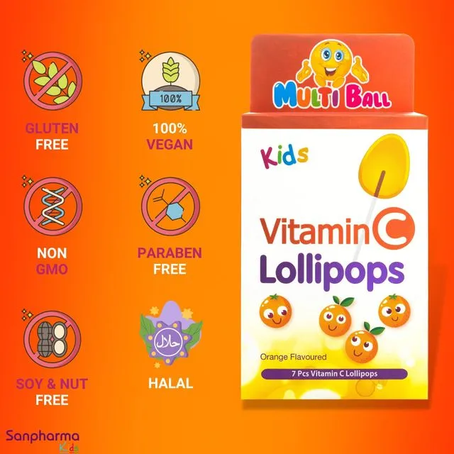 Multiball Vitamin C Lollipop