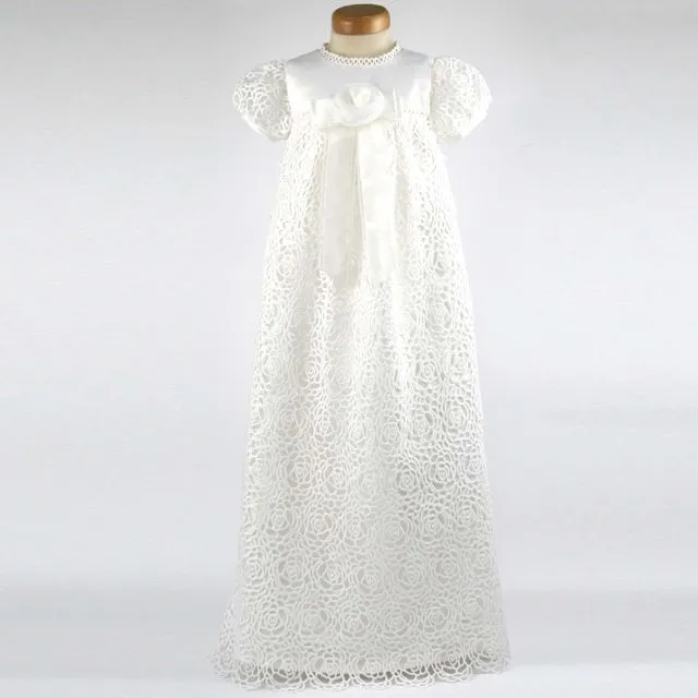 Ruby - Traditional Lace Christening Robe