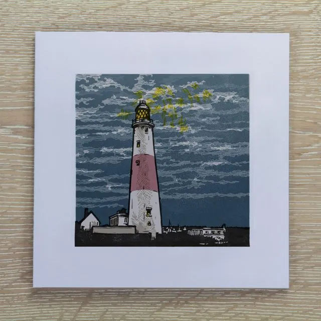 Portland Bill Lighthouse Greetings Card