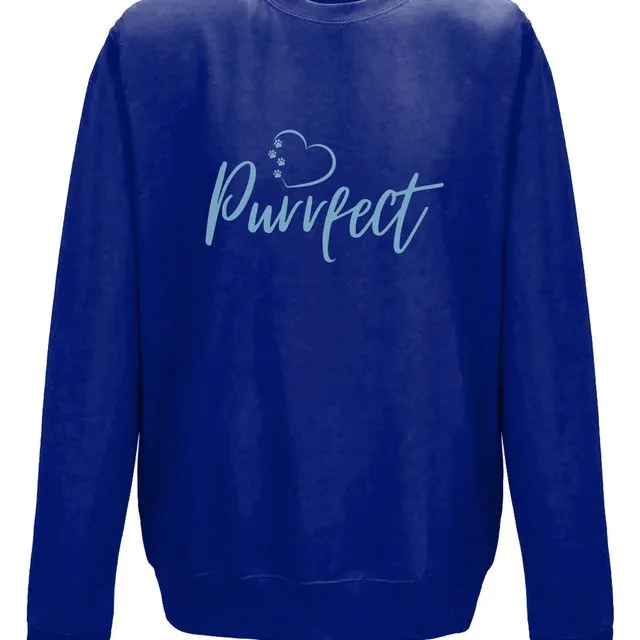 Purrfect - Sweatshirt - Navy