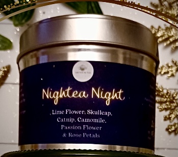 Nightea Night Tea Tin - Organic Loose Leaf Herbal Tea, Relax Your Mind & Body