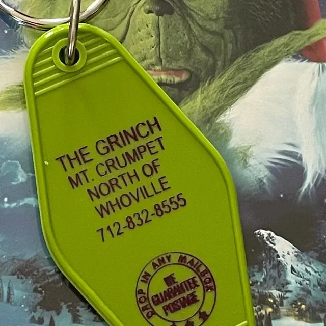Motel Key Fob, The Grinch (Who Stole Christmas)