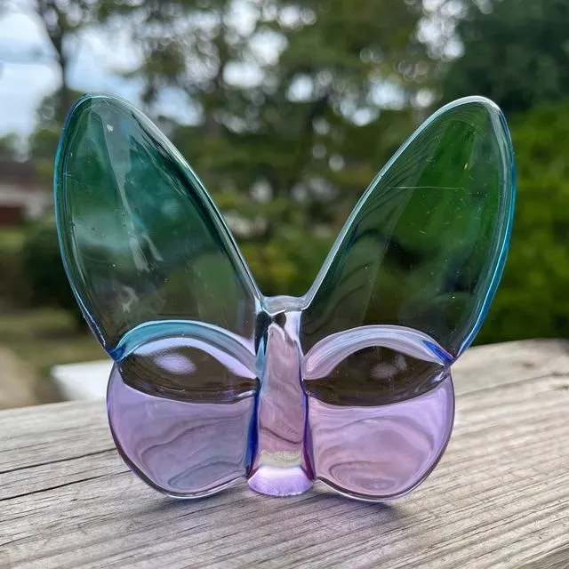 NEW Lainy Exclusive Mor Crystal Butterfly Home Decor in Ombré