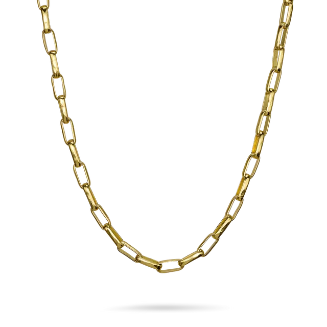 Paperclip Chain - Ceramic Coated Brass - 22"