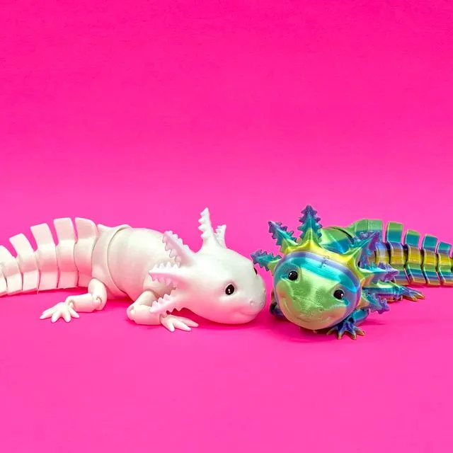 3d printed axolotl