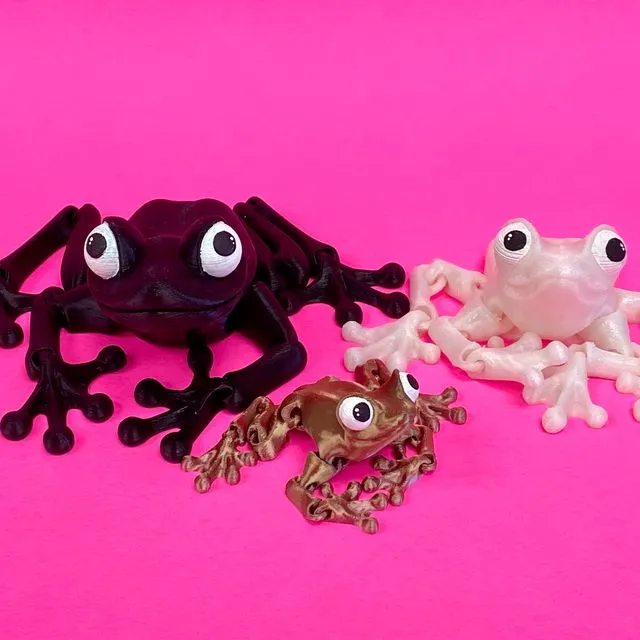 3d printed frogs
