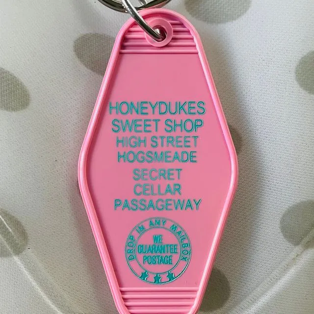 Motel Key Fob, Honeydukes Sweet Shop (Harry Potter)