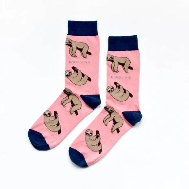 Sloth Socks | Bamboo Socks | Salmon Socks | Sleepy Socks