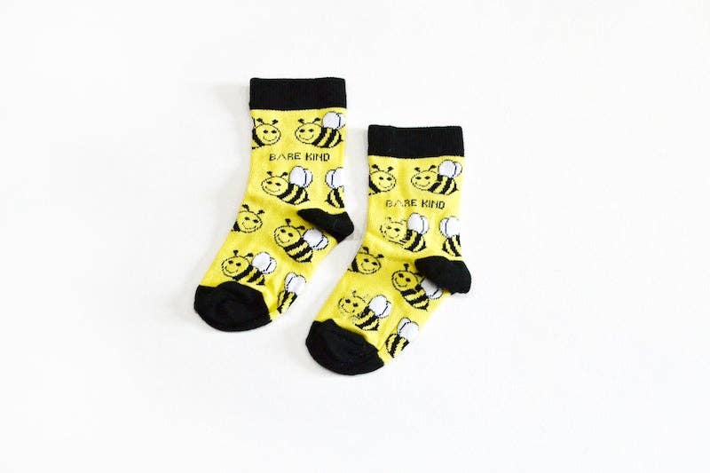 Bee Socks | Child Bamboo Socks | Yellow Socks