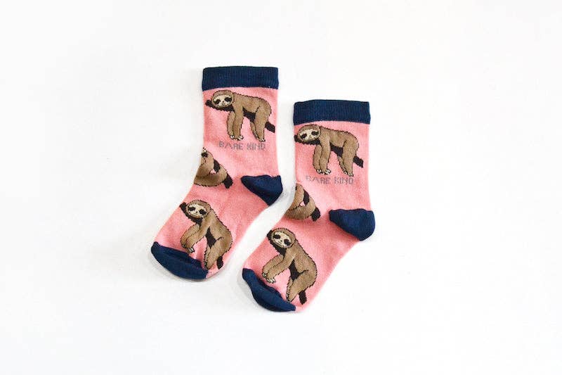 Kids Bamboo Socks - Sloths