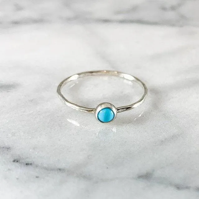 Sleeping Beauty Turquoise Gemstone Ring