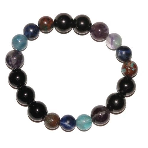 Calming Bracelets - Amethyst, Blue Lace Agate, Sodalite, Flourite, Cloud Quartz, Black Obsidian