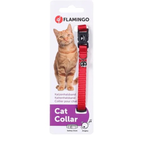 FLAMINGO CAT COLLAR COLLAR ZIGGI RED