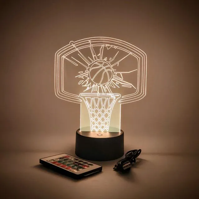 Basketball LED Night Light Lamp