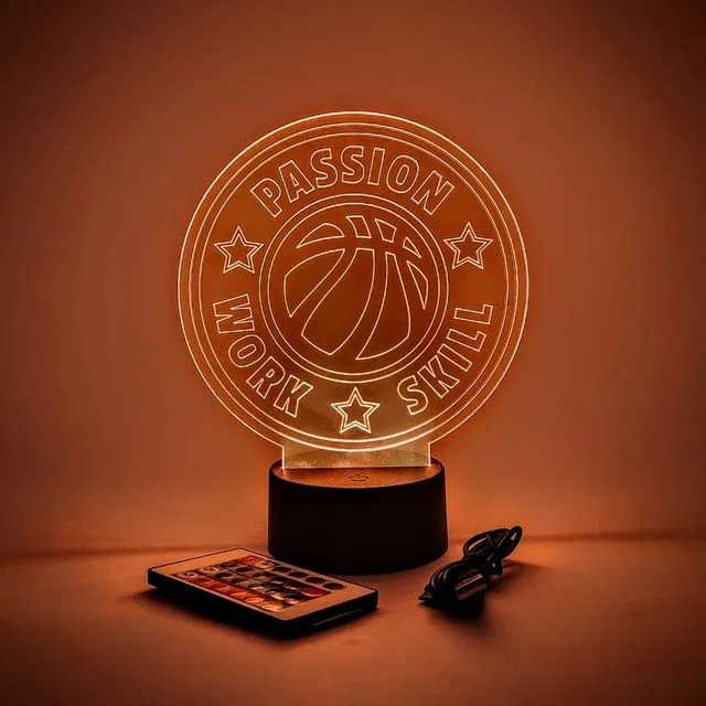 Basketball Passion Night Light Lamp