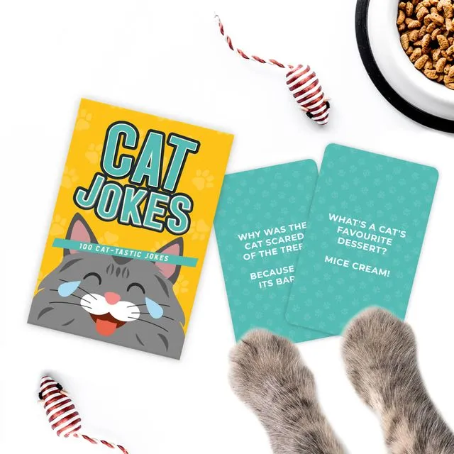 Cat Jokes Cards (Pack of 12)