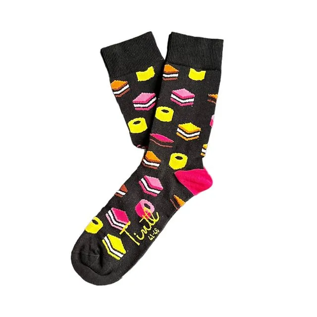 Food - Licorice Tintl socks
