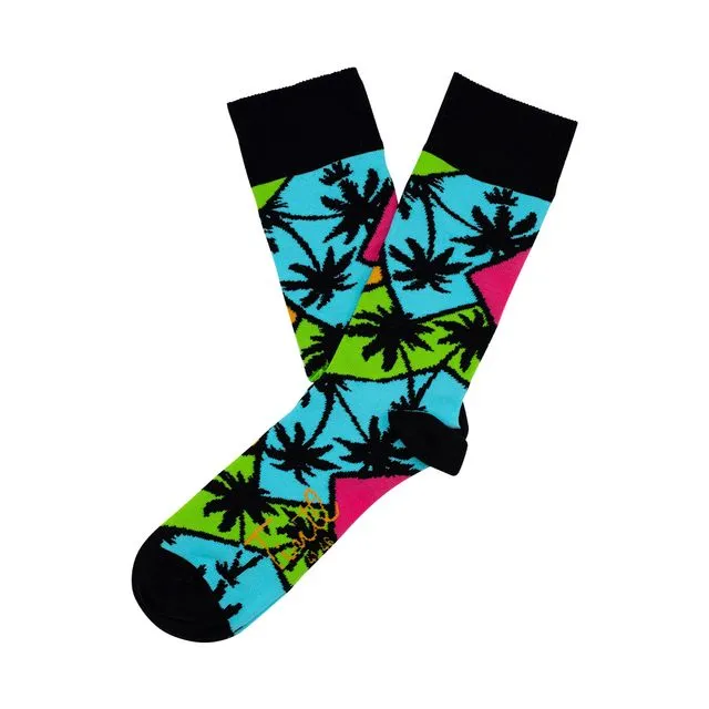 Colour - Palmtrees Tintl socks