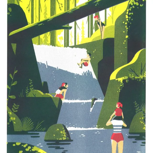 Art Print / A3 Poster Tom Haugomat - Cascade
