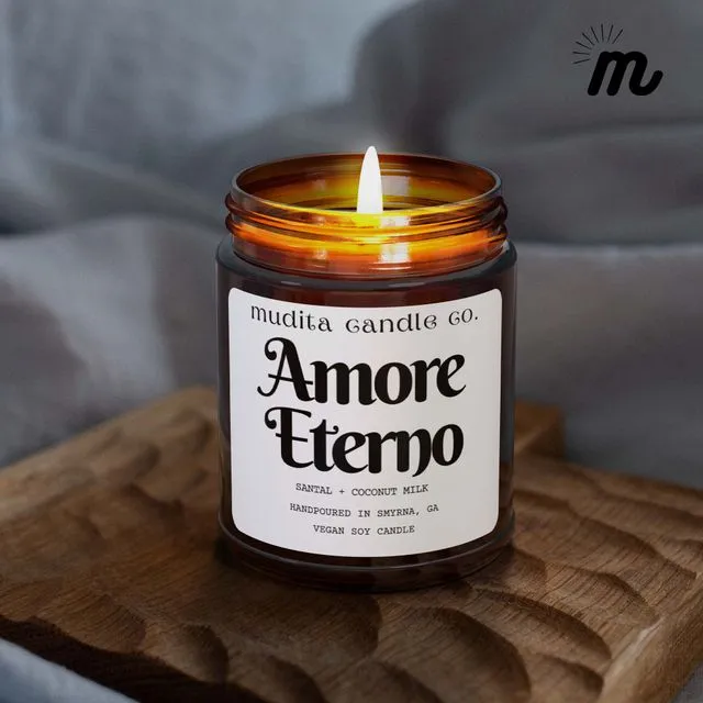 Amore Eterno (Santal Coconut Milk Soy Candle)