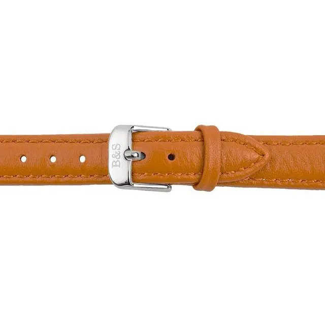 Brown Leather Strap &amp; Silver Buckle