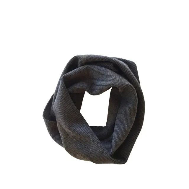 Round scarf - brown/bluebrown