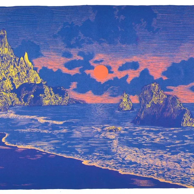 Art Print / A3 Poster Bamboulino - Apocalyptic Sea