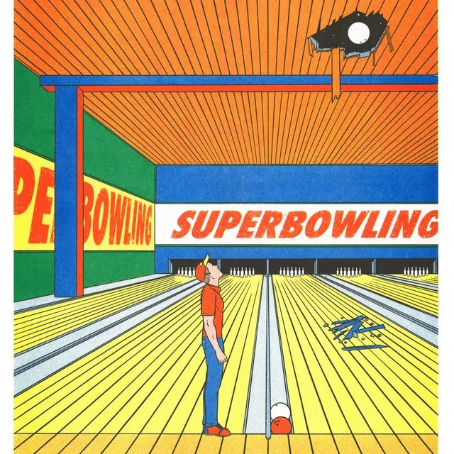 Art Print / A3 Poster Simon Bailly - Super Bowling