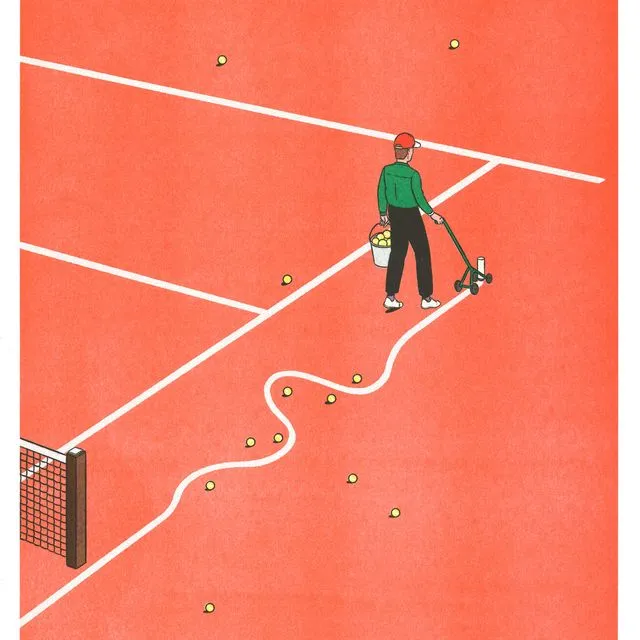 Art Print / A3 Poster Simon Bailly - Roland-Garros