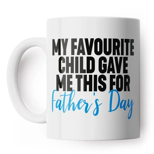 Dad Fave Child Father's Day Mug