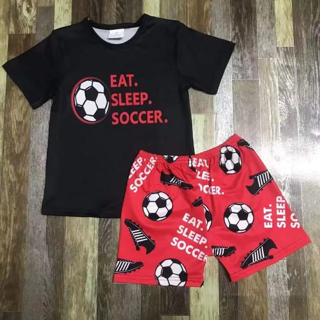 PRE ORDER: Eat Sleep Soccer Youth Short Set
