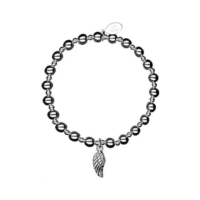 Angel Wing Stacking Bracelet For Women