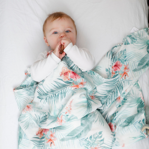 Tropical Swaddle Blanket