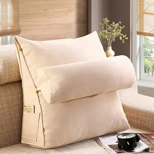 Backrest Pillow (Soft Beige)