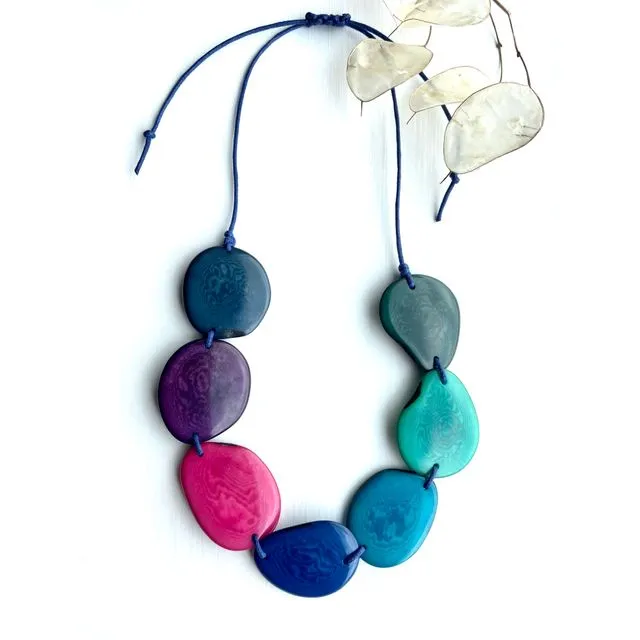 Northern Light 7 Bead Tagua Necklace