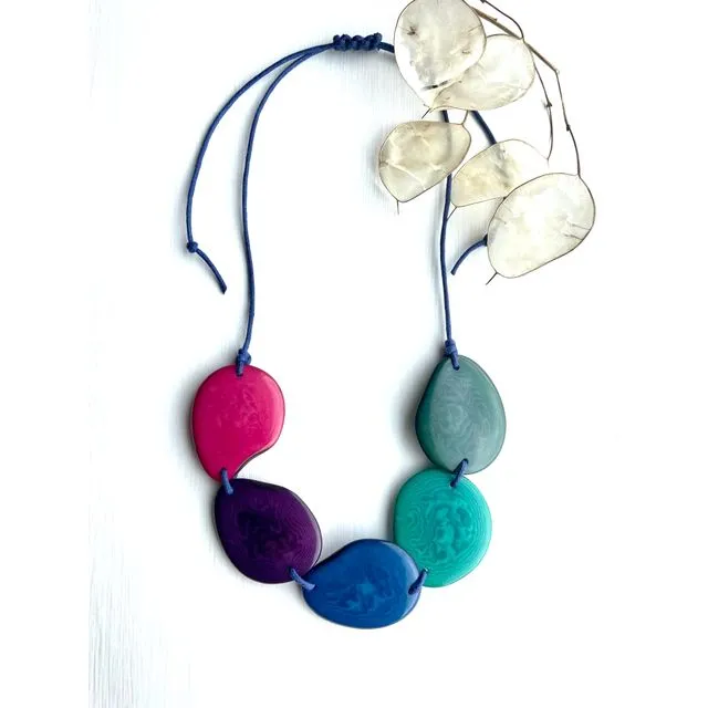 Northern Light 5 Bead Tagua Necklace