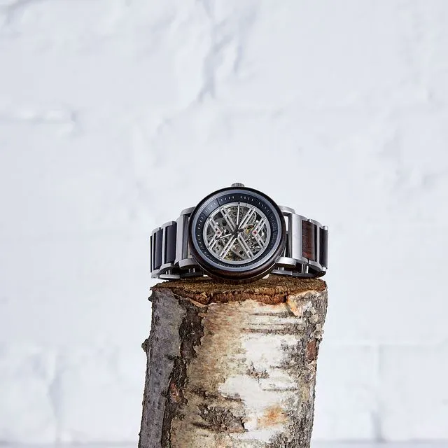The Banyan - Vegan Handmade Wood Mechanical Watch