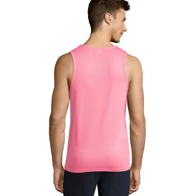 Sleeveless sports shirt - SPORTY TT MEN - Fluor pink