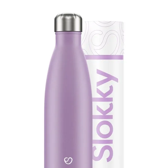 Pastel Purple Thermos & Drinking Bottle - 500ml