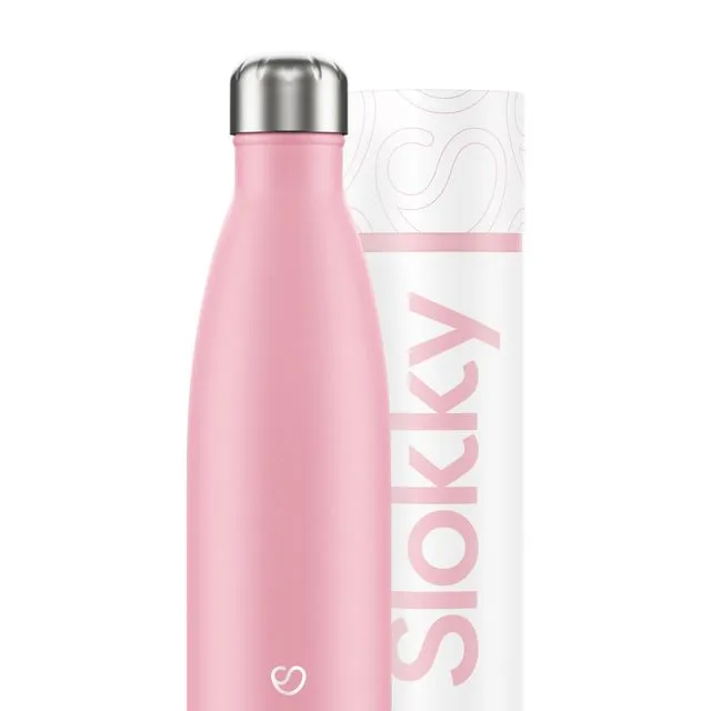 Pastel Pink Thermos & Drinking Bottle - 500ml