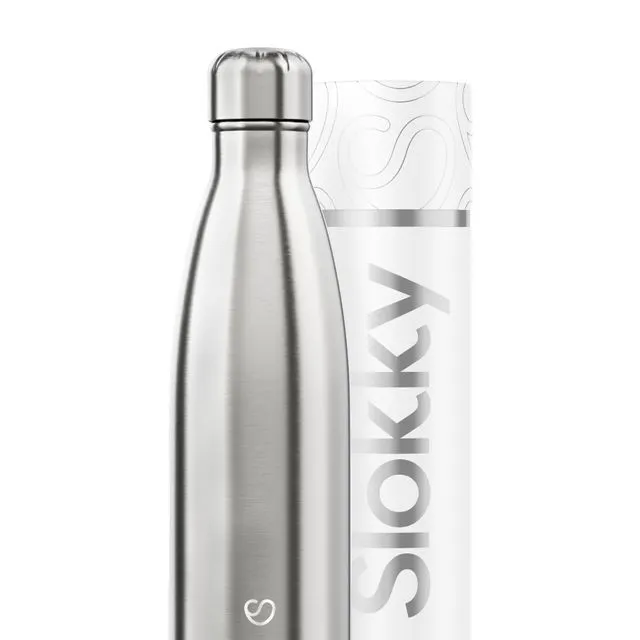 Stainless Steel Thermos & Drinking Bottle - 500ml