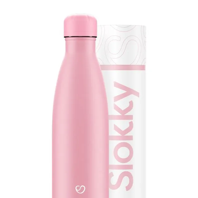 Pastel Pink Thermos Bottle & Lid - 500ml