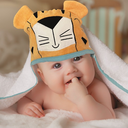 Cute tiger towel